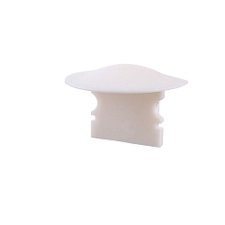 Endcaps f-ET-02-10, 25 mm, 2 items, white