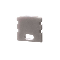 Zubeh�r f�r LED Profil F-AU-02-05 - Endkappe, 2 St�ck, grau