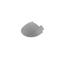 Zubeh�r f�r LED Profil F-AM-01-10 - Endkappe, 2 St�ck, grau