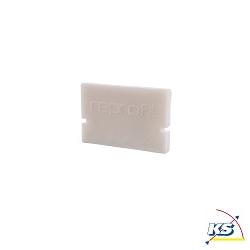 Endcaps H-AU-01-12, 18 mm, 2 items, white
