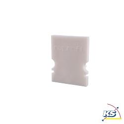 Endcaps H-AU-02-10, 16 mm, 2 items, white