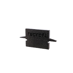 Endcaps H-ET-01-10, 25 mm, 2 items, black