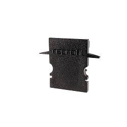 Endkappe H-ET-02-10, 25 mm, 2 St�ck, schwarz
