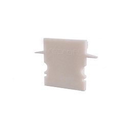 Endcaps H-ET-02-12, 27 mm, 2 items, white