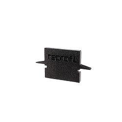 Endcaps H-ET-01-08, 23 mm, 2 items, black