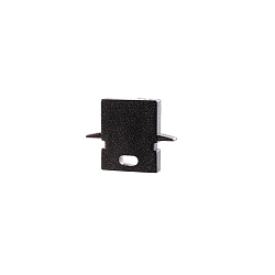 Accessories for LED profile H-ET-01-05 - endcaps, 2 items, black
