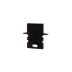 Zubeh�r f�r LED Profil H-ET-02-05 - Endkappe, 2 St�ck, schwarz
