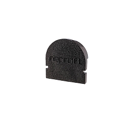 Endcaps R-AU-01-10, 16 mm, 2 items, black