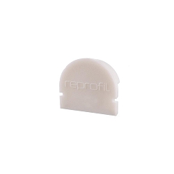 Endcaps R-AU-01-12, 18 mm, 2 items, white