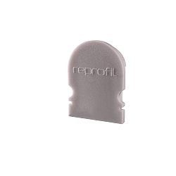 Endcaps R-AU-02-12, 18 mm, 2 items, grey
