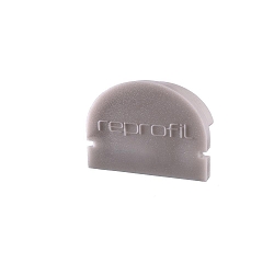 Endcaps R-AU-01-15, 21 mm, 2 items, grey