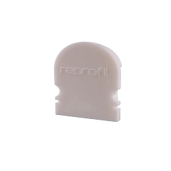 Endcaps R-AU-02-15, 21 mm, 2 items, white