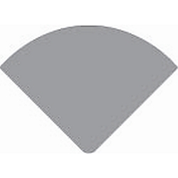Endkappe R-AV-05-15 Set 2 Stk., silber
