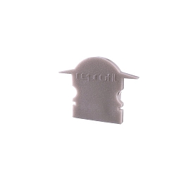 Endcaps L-ET-02-10, 25 mm, 2 items, grey