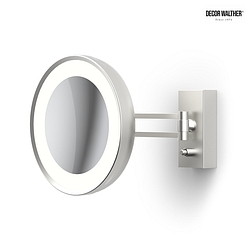 mirror with lighting BS 36 LED 7-fold IP 44, nickel satined 