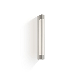 Wandleuchte BLOC 60, 2G11, 55W, IP44, Nickel satiniert