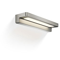 LED Wandleuchte FORM 34 LED, 16W 2700K 2440lm, IP44, Nickel satiniert