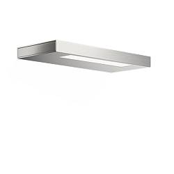 LED Wandleuchte SLIM 24 N LED, 8W 3000K 1280lm, IP44, Nickel satiniert
