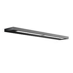LED Wandleuchte SLIM 60 N LED, 32.8W 3000K 5000lm, IP44, schwarz matt