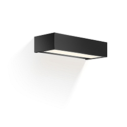 LED Wandleuchte BOX 25 N LED, IP44, 15.8W 3000K 2800lm, dimmbar, Schwarz matt