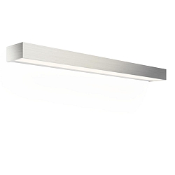 LED Wandleuchte BOX 80 N LED, 41.2W 3000K 6060lm, IP44, Nickel satiniert