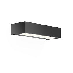LED Wandleuchte BOX 25 N LED, IP44, 15.8W 2700K 2800lm, dimmbar, Schwarz matt