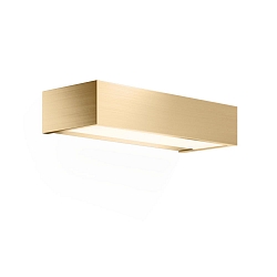 LED Wandleuchte BOX 25 N LED, IP44, 15.8W 2700K 2800lm, dimmbar, Gold matt, 24 Karat