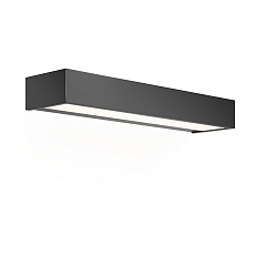 LED Wandleuchte BOX 40 N LED, 16W 2700K 2440lm, IP44, schwarz matt