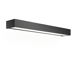 LED Wandleuchte BOX 60 N LED, 32W 2700K 4840lm, IP44, schwarz matt