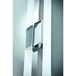 Spiegelleuchte OMEGA 1, 1x S14d, 30-60cm, 1 Sockel, IP20, Chrom