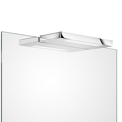 LED Spiegelleuchte SLIM 1-24 N LED, 8W 3000K 1280lm, IP44, Nickel satiniert