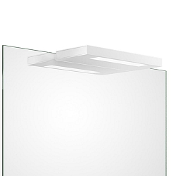 LED Spiegelleuchte SLIM 1-24 N LED, 8W 3000K 1280lm, IP44, wei� matt