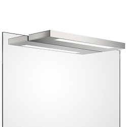 LED Spiegelleuchte SLIM 1-34 N LED, 16.4W 3000K 2500lm, IP44, Nickel satiniert