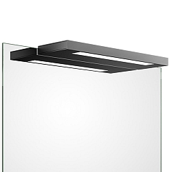 LED Spiegelleuchte SLIM 1-34 N LED, 16.4W 3000K 2500lm, IP44, schwarz matt