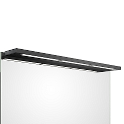 LED Spiegelleuchte SLIM 1-80 N LED, 41.2W 3000K 6200lm, IP44, schwarz matt
