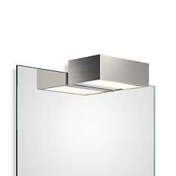 LED Spiegelleuchte BOX 1-15 N LED, 18.4W 3000K 2800lm, IP44, Nickel satiniert