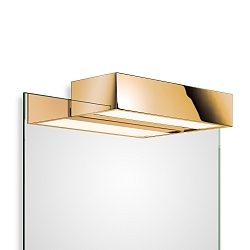 LED Spiegelleuchte BOX 1-25 N LED, 18.4W 3000K 2800lm, IP44, Gold 24 Karat