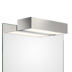 LED Spiegelleuchte BOX 1-25 N LED, 18.4W 3000K 2800lm, IP44, Nickel satiniert