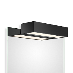 LED Spiegelleuchte BOX 1-25 N LED, 18.4W 3000K 2800lm, IP44, schwarz matt