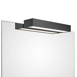 LED Spiegelleuchte BOX 1-40 N LED, 20.6W 3000K 3100lm, IP44, schwarz matt