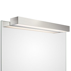 LED Spiegelleuchte BOX 1-60 N LED, 32.8W 3000K 4960lm, IP44, Nickel satiniert