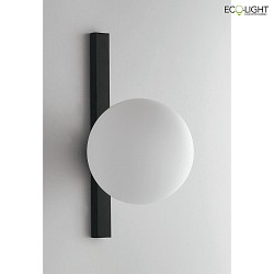 wall luminaire PLUTO with switch E14 IP20, black, white 