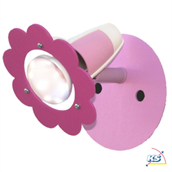 Elobra Spot BLÜTE Kinderzimmerleuchte 1-flammig, 1x E14, rosa
