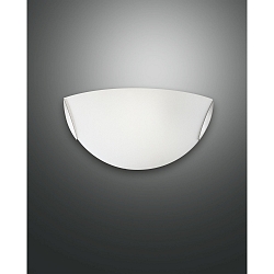 Wandleuchte FOX, E27 max. 60W, Metall / Glas, wei�