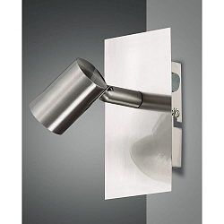 spot TUCSON 1 flame GU10 IP20, nickel satined dimmable