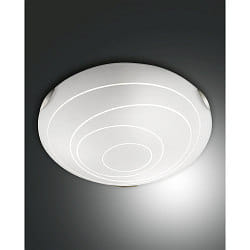 Fabas Luce KENT Ceiling luminaire, E27, � 50cm, white