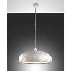 Pendelleuchte LODGE, � 60cm, 1xE27, IP20, Aluminium, wei�
