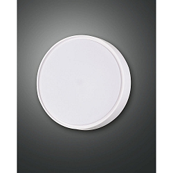 Fabas Luce HATTON LED Ceiling luminaire, IP65, , � 25cm, white, 3000K