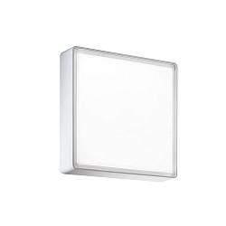 Au�endeckenleuchte OBAN, IP65, E27, wei�, 24x24cm, mit Bewegungsmelder