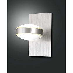 LED Wandleuchte MILL, 16W 3000K 1510lm, drehbar, Nickel satiniert
